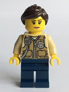 LEGO Minifigure-Swamp Police - Officer Female, Vest-Town / City / Police-CTY548-Creative Brick Builders